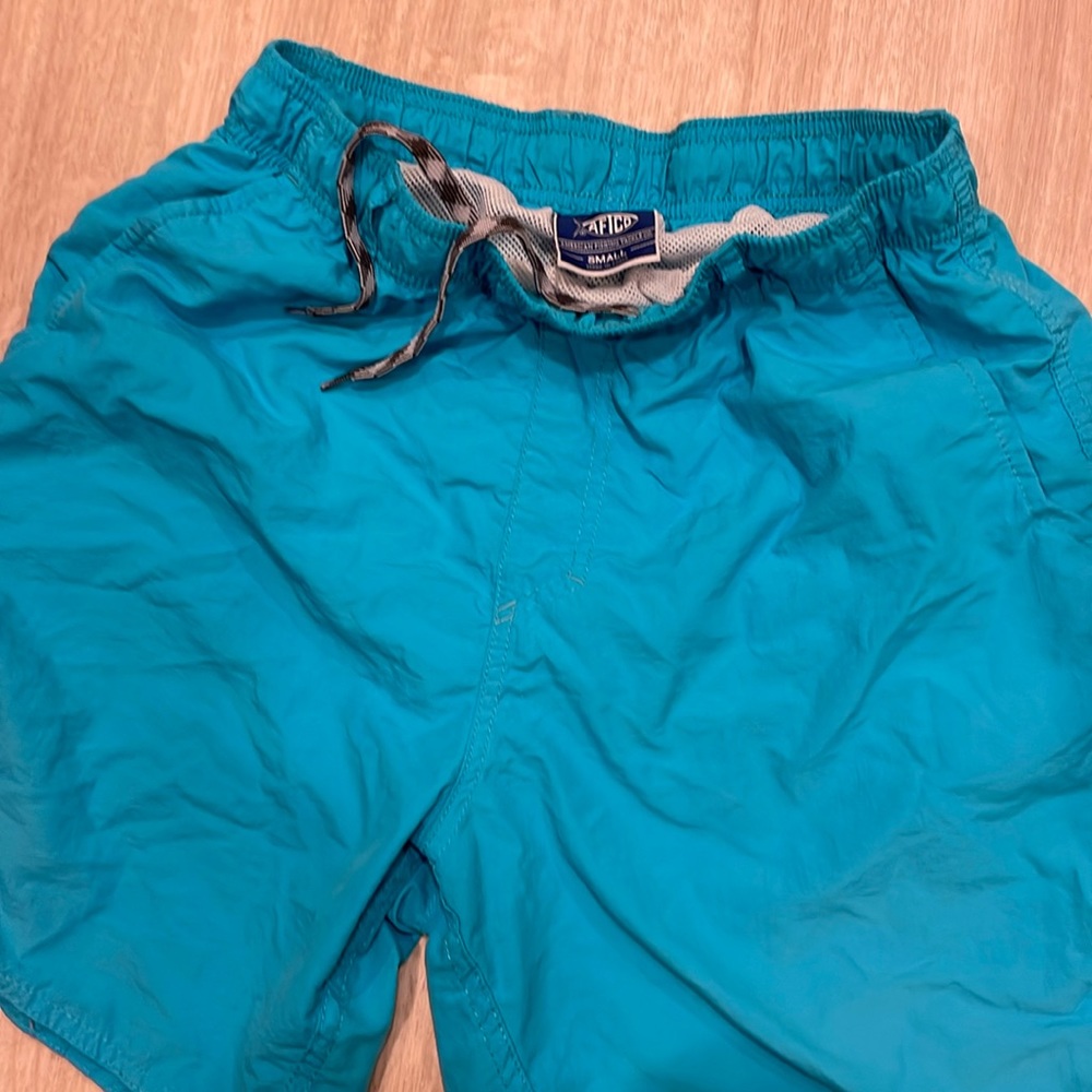AFTCO swim shorts.